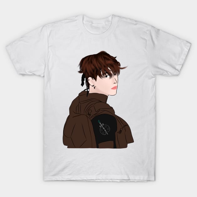 Hongjoong of Ateez of Kpop T-Shirt by ArtRaft Pro